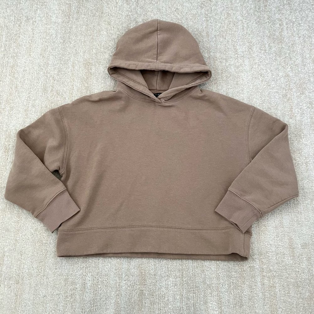 Zara Tan Hoodie Sweatshirt S